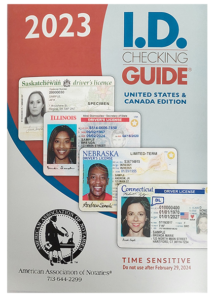 Notary ID Checking Guide 2023 Edition for Kansas Notaries