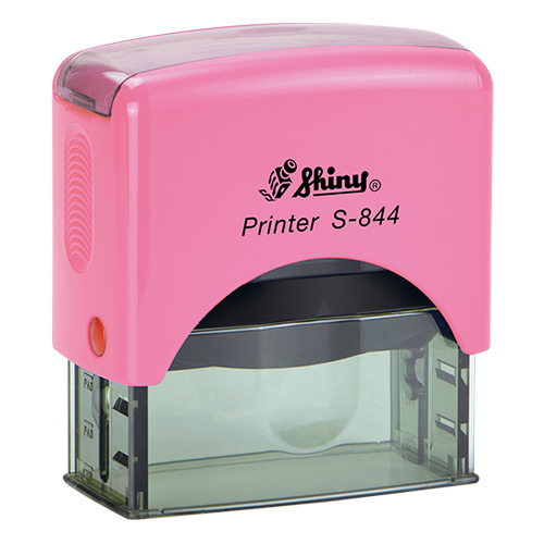 Kansas Notary Stamp - Shiny S844 (Pink)