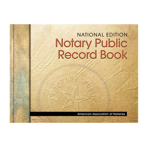 Kansas Notary Public Journal (Record Book) - Stone Cover