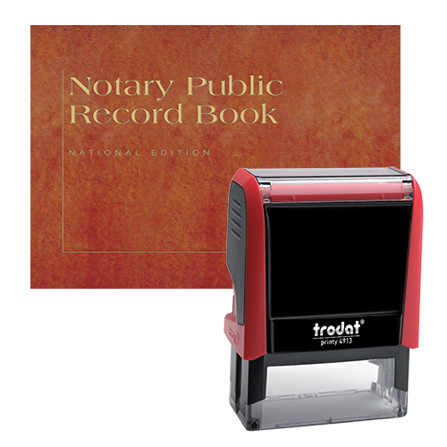 Kansas Notary Supplies Basic Package Notary Supplies Value Package (All States) - Includes P4 Notary Stamp