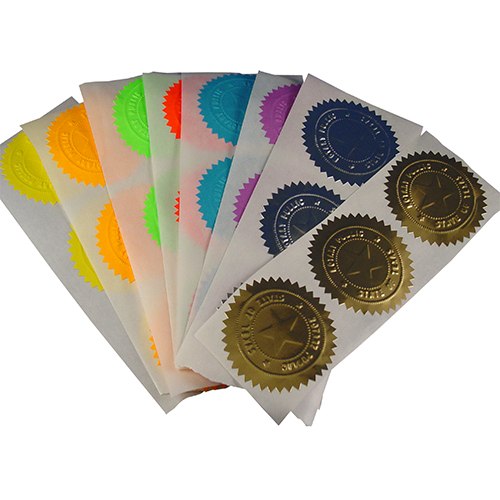 Self-adhesive Kansas Foil Notary Seals