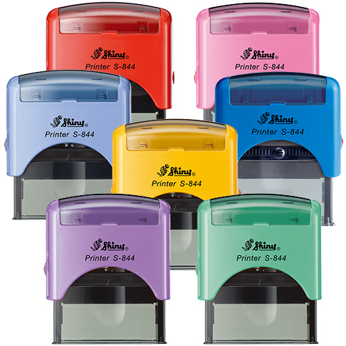 Kansas Notary Stamp - Shiny S844 Notary Stamp Self-inking (Rectangular) -S844