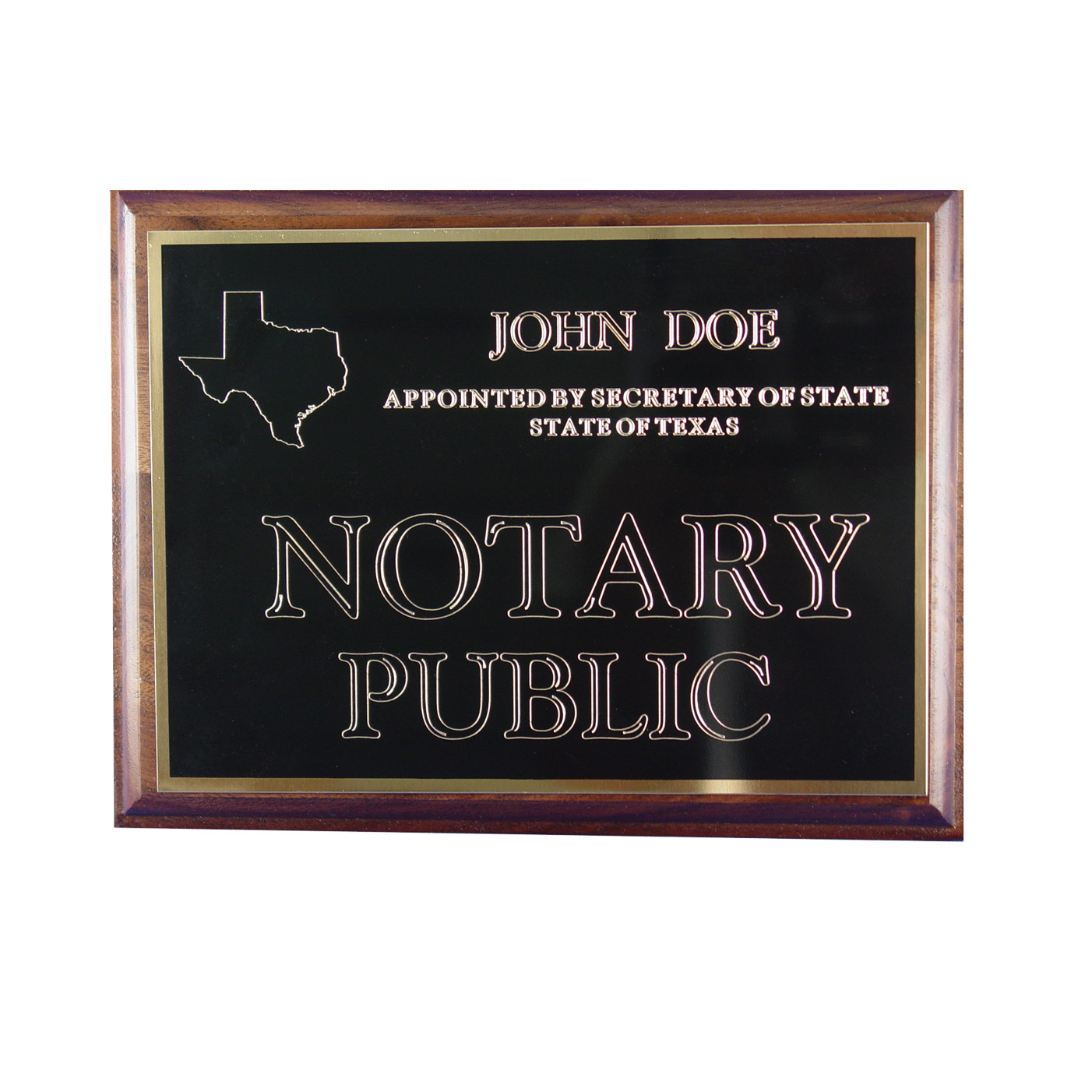 Kansas Notary Wall Sign