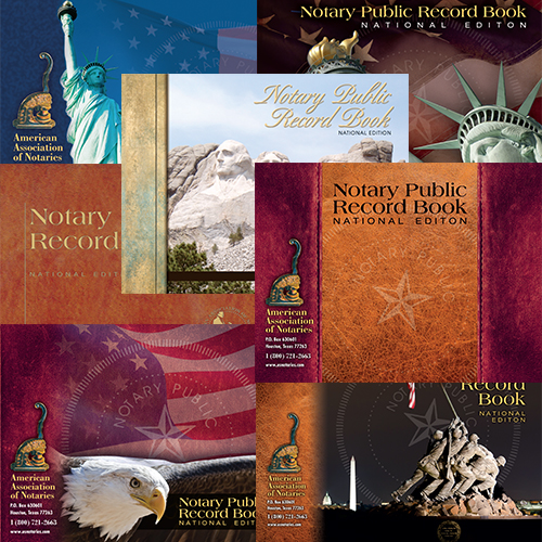 Kansas Notary Record Book - (352 entries with thumbprint space)