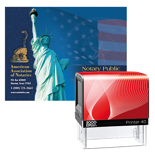 Kansas Notary Supplies Value Package II (All States) Notary Supplies Value Package (All States) - Includes Microban Anti-microbial Stamp