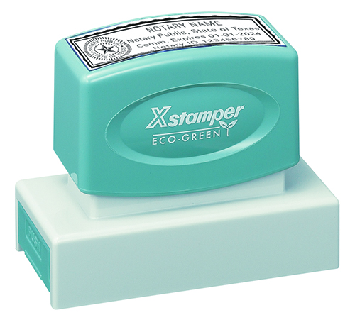 Kansas Xstamper Notary Stamp Rectangular